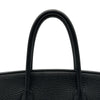 エルメス HERMES バーキン35 □N刻印 ブラック シルバー金具 トゴ レディース ハンドバッグ