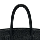 エルメス HERMES バーキン35 □N刻印 ブラック シルバー金具 トゴ レディース ハンドバッグ