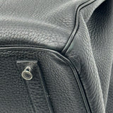 エルメス HERMES バーキン35 □N刻印 ブラック シルバー金具 トゴ レディース ハンドバッグ