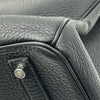 エルメス HERMES バーキン35 □N刻印 ブラック シルバー金具 トゴ レディース ハンドバッグ