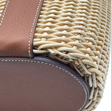 エルメス HERMES ボトルバスケットパーク ゴールド 柳材/トリヨン レディース ハンドバッグ