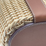エルメス HERMES ボトルバスケットパーク ゴールド 柳材/トリヨン レディース ハンドバッグ