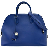 エルメス HERMES ボリード 1923 30 C刻印 ブルーサフィール シルバー金具 トリヨン レディース ショルダーバッグ