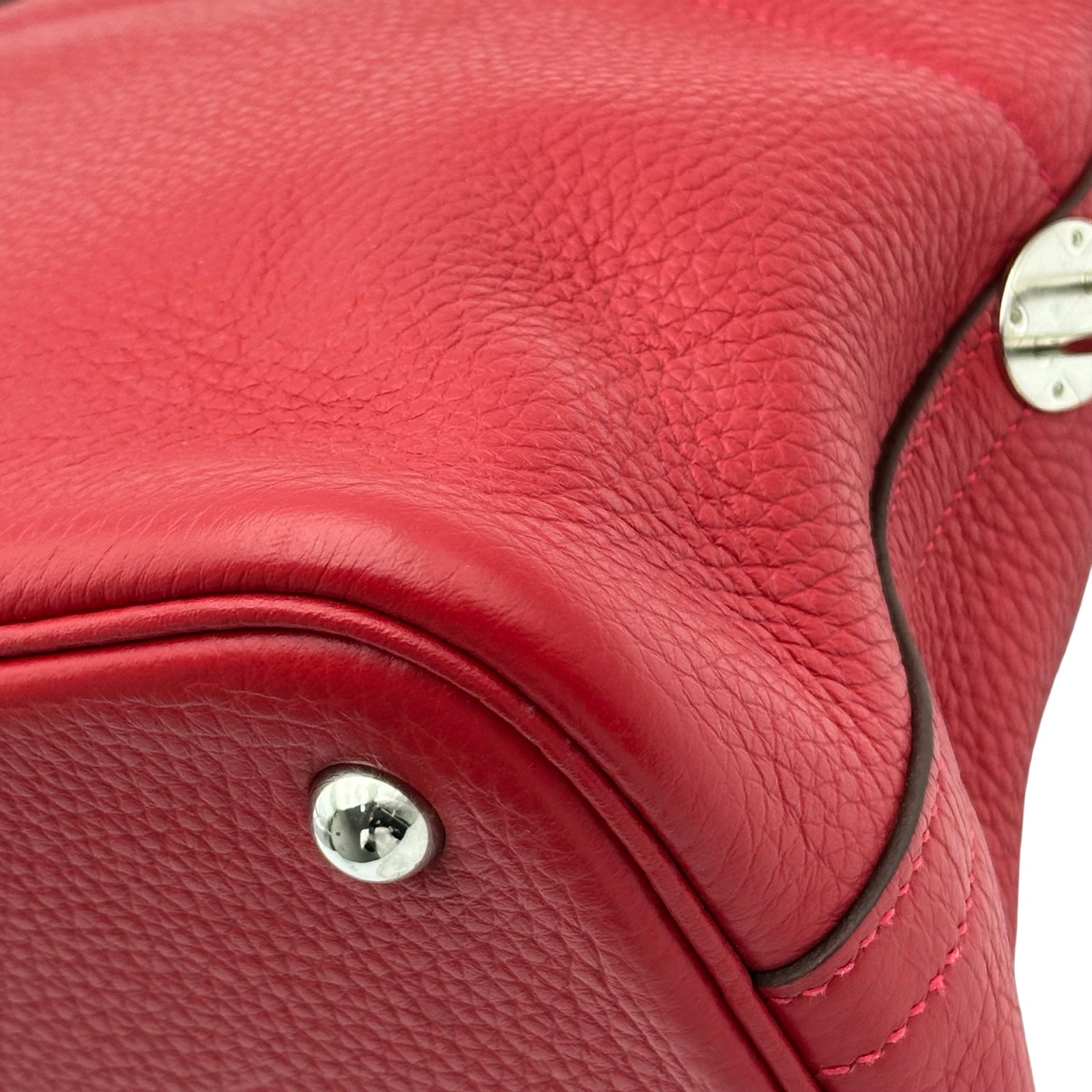 エルメス HERMES ボリード31 A刻印 ルージュカザック シルバー金具