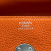 エルメス HERMES リンディ34 ▢M刻印 オレンジ/パルシェマン シルバー金具 トリヨンクレマンス レディース ショルダーバッグ