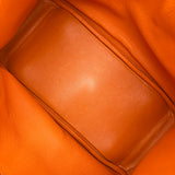 エルメス HERMES リンディ34 ▢M刻印 オレンジ/パルシェマン シルバー金具 トリヨンクレマンス レディース ショルダーバッグ
