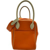 エルメス HERMES リンディ34 ▢M刻印 オレンジ/パルシェマン シルバー金具 トリヨンクレマンス レディース ショルダーバッグ