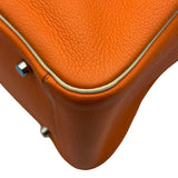 エルメス HERMES リンディ34 ▢M刻印 オレンジ/パルシェマン シルバー金具 トリヨンクレマンス レディース ショルダーバッグ