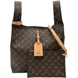 ルイ・ヴィトン LOUIS VUITTON アトランティス GM M46817 ブラウン モノグラム・キャンバス レディース トートバッグ