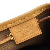ルイ・ヴィトン LOUIS VUITTON ナノ・ノエ M41346 ブラウン モノグラムキャンバス レディース ショルダーバッグ