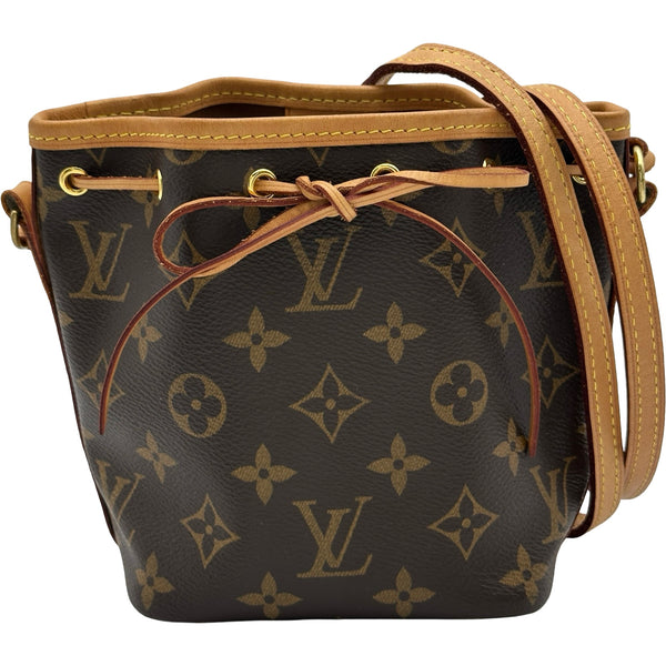 ルイ・ヴィトン LOUIS VUITTON ナノ・ノエ M41346 ブラウン モノグラム