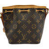 ルイ・ヴィトン LOUIS VUITTON ナノ・ノエ M41346 ブラウン モノグラムキャンバス レディース ショルダーバッグ