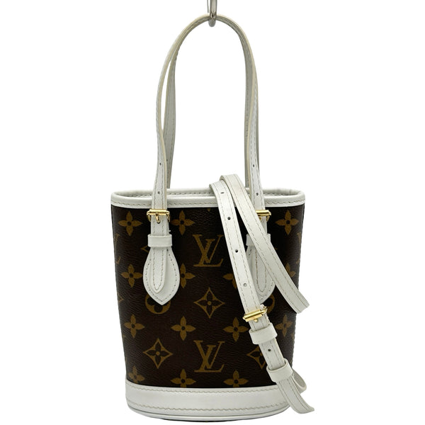ルイ・ヴィトン LOUIS VUITTON ナノ・バケット M81489 ブラウン