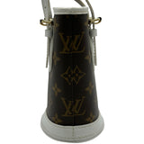 ルイ・ヴィトン LOUIS VUITTON ナノ・バケット M81489 ブラウン モノグラムキャンバス レディース ショルダーバッグ