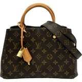 ルイ・ヴィトン LOUIS VUITTON モンテーニュBB M41055 ブラウン モノグラムキャンバス レディース ショルダーバッグ