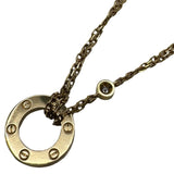 カルティエ Cartier ラブサークルネックレス ゴールド Au750 ダイヤモンド ジュエリー