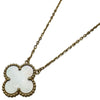 ヴァンクリーフ＆アーペル Van Cleef & Arpels ヴィンテージアルハンブラネックレス ゴールド Au750 マザーオブパール ジュエリー