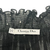 クリスチャン・ディオール Christian Dior ドットフリルチュールスカート 311J02A6152 ブラック コットン レディース スカート