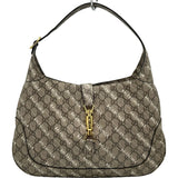 グッチ GUCCI ジャッキー 1961 ザ・ハッカープロジェクト ショルダーバッグ 636710 ベージュ/ブラウン PVC レディース ショルダーバッグ