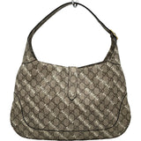 グッチ GUCCI ジャッキー 1961 ザ・ハッカープロジェクト ショルダーバッグ 636710 ベージュ/ブラウン PVC レディース ショルダーバッグ