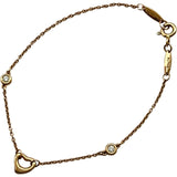 ティファニー TIFFANY＆CO バイザヤードブレスレット ピンクゴールド Au750 ダイヤモンド ジュエリー