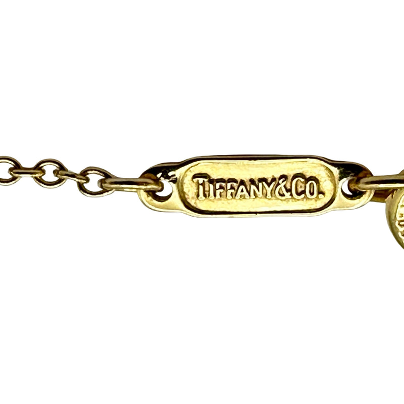 Tiffany & Co. ダイヤモンド ネックレス ティファニー TIFFANY＆CO クロスステッチダイヤネックレス ゴールド