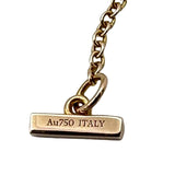 ティファニー TIFFANY＆CO TTWOサークルネックレス ピンクゴールド Au750 マザーオブパール ダイヤモンド ジュエリー