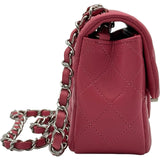 シャネル CHANEL ミニマトラッセ20 A69900 28番台 ピンク シルバー金具 ラムスキン レディース ショルダーバッグ