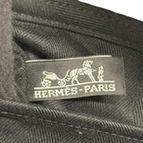エルメス HERMES ヴァルパライソPM ブラック シルバー金具 トワル レディース ハンドバッグ
