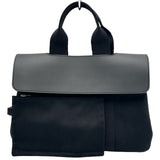 エルメス HERMES ヴァルパライソPM ブラック シルバー金具 トワル レディース ハンドバッグ
