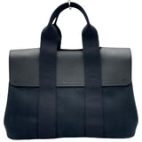 エルメス HERMES ヴァルパライソPM ブラック シルバー金具 トワル レディース ハンドバッグ