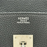 エルメス HERMES バーキン30 ▢I刻印 ブラック シルバー金具 トゴ レディース ハンドバッグ