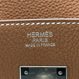 エルメス HERMES バーキン30 W刻印 ゴールド シルバー金具 トゴ レディース ハンドバッグ