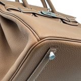 エルメス HERMES バーキン30 W刻印 ゴールド シルバー金具 トゴ レディース ハンドバッグ