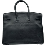 エルメス HERMES バーキン35 □I刻印 ブラック トリヨン レディース ハンドバッグ