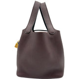 エルメス HERMES ピコタンロックPM エクラ U刻印 ハバナ/ブラックゴールド金具 トリヨンクレマンス/スイフト レディース ハンドバッグ