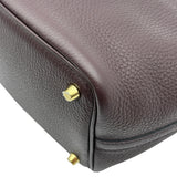 エルメス HERMES ピコタンロックPM エクラ U刻印 ハバナ/ブラックゴールド金具 トリヨンクレマンス/スイフト レディース ハンドバッグ