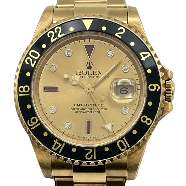 ロレックス ROLEX GMTマスター2 16718RG ゴールド ゴールド 自動巻き