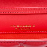 シャネル CHANEL マトラッセチェーンポーチ CD0204 ピンク ゴールド金具 カーフスキン レディース ショルダーバッグ
