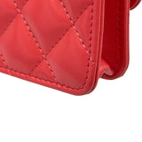 シャネル CHANEL マトラッセチェーンポーチ CD0204 ピンク ゴールド金具 カーフスキン レディース ショルダーバッグ
