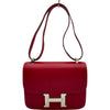 エルメス HERMES コンスタンス3 24 □Q刻印 ルビー シルバー金具 タデラクト レディース ショルダーバッグ