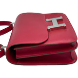 エルメス HERMES コンスタンス3 24 □Q刻印 ルビー シルバー金具 タデラクト レディース ショルダーバッグ
