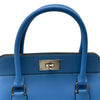 エルメス HERMES ツールボックス20 R刻印 ブルーイドラ シルバー金具 スイフト レディース ショルダーバッグ