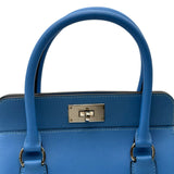 エルメス HERMES ツールボックス20 R刻印 ブルーイドラ シルバー金具 スイフト レディース ショルダーバッグ