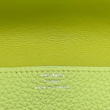 エルメス HERMES ドゴンカードケース U刻印 ヴェールアブサン シルバー金具 トリヨン ユニセックス カードケース