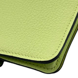 エルメス HERMES ドゴンカードケース U刻印 ヴェールアブサン シルバー金具 トリヨン ユニセックス カードケース