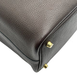 エルメス HERMES ピコタンロックPM Z刻印 エベンヌ ゴールド金具 バレニアフォーブ レディース ハンドバッグ