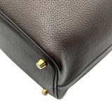 エルメス HERMES ピコタンロックPM Z刻印 エベンヌ ゴールド金具 バレニアフォーブ レディース ハンドバッグ