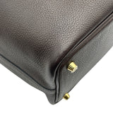 エルメス HERMES ピコタンロックPM Z刻印 エベンヌ ゴールド金具 バレニアフォーブ レディース ハンドバッグ