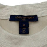 ルイ・ヴィトン LOUIS VUITTON チャンキーストライプロゴ ニットセーター FOKL31 クリーム ウール レディース セーター